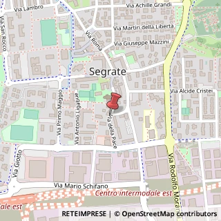Mappa Via Roma, 8, 20090 Segrate, Milano (Lombardia)