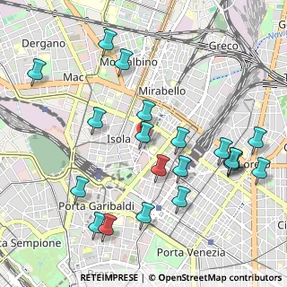 Mappa Via Ercole Oldofredi, 20124 Milano MI, Italia (1.157)