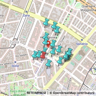 Mappa Via Ercole Oldofredi, 20124 Milano MI, Italia (0.1805)