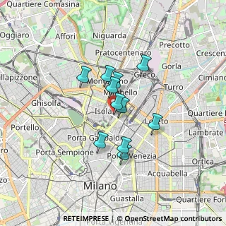 Mappa Via Ercole Oldofredi, 20124 Milano MI, Italia (1.19273)