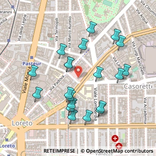 Mappa Via Marco D'Aviano, 20131 Milano MI, Italia (0.2505)