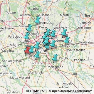 Mappa Via Passo Rolle, 20134 Milano MI, Italia (10.2405)