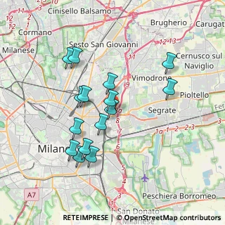 Mappa Via Passo Rolle, 20134 Milano MI, Italia (3.39067)