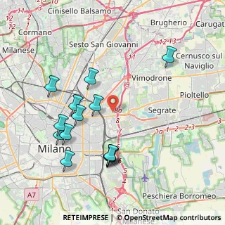 Mappa Via Passo Rolle, 20134 Milano MI, Italia (4.10571)
