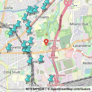 Mappa Via Passo Rolle, 20134 Milano MI, Italia (1.432)