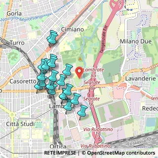 Mappa Via Passo Rolle, 20134 Milano MI, Italia (0.9225)