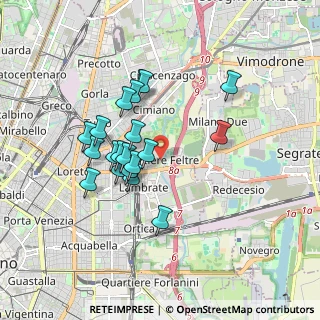Mappa Via Passo Rolle, 20134 Milano MI, Italia (1.518)