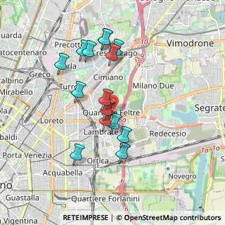 Mappa Via Passo Rolle, 20134 Milano MI, Italia (1.688)