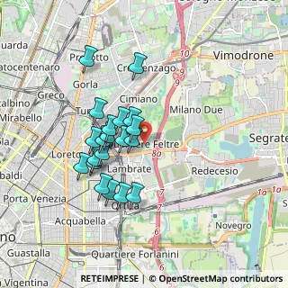 Mappa Via Passo Rolle, 20134 Milano MI, Italia (1.541)