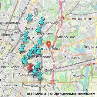 Mappa Via Passo Rolle, 20134 Milano MI, Italia (2.229)