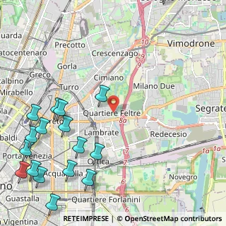 Mappa Via Passo Rolle, 20134 Milano MI, Italia (3.12706)