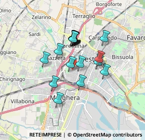 Mappa Via Fiume, 30126 Venezia VE, Italia (1.28947)