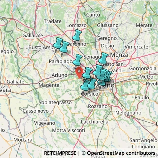 Mappa Via Cavalletti, 20019 Settimo Milanese MI, Italia (9.07133)