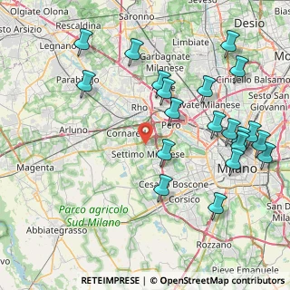 Mappa Via Cavalletti, 20019 Settimo Milanese MI, Italia (9.596)
