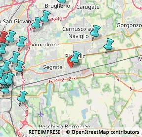 Mappa Via Jacopo della Quercia, 20096 Pioltello MI, Italia (6.4805)