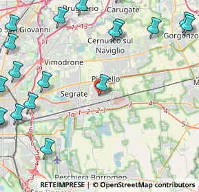 Mappa Via Jacopo della Quercia, 20096 Pioltello MI, Italia (6.5715)