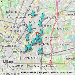 Mappa Via Antonio Picozzi, 20131 Milano MI, Italia (1.35563)