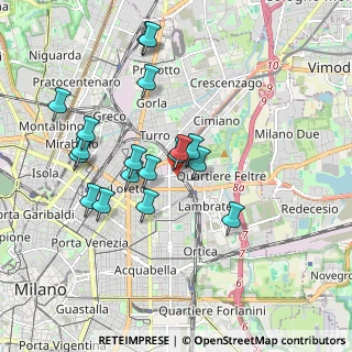 Mappa Via Siracusa, 20131 Milano MI, Italia (1.715)