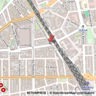 Mappa Via Casoretto, 45, 20131 Milano, Milano (Lombardia)
