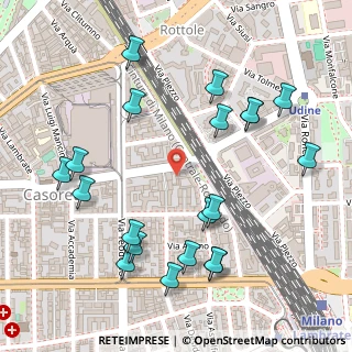 Mappa Via Siracusa, 20131 Milano MI, Italia (0.2945)