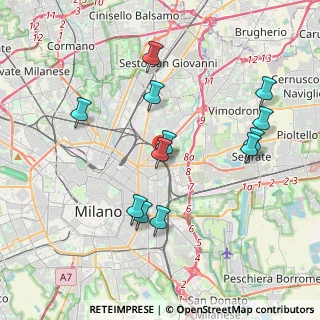 Mappa Via Siracusa, 20131 Milano MI, Italia (3.79667)