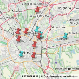 Mappa Via Siracusa, 20131 Milano MI, Italia (3.56273)
