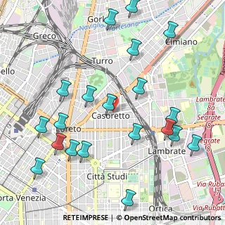 Mappa Via Luigi Mancinelli, 20131 Milano MI, Italia (1.2265)