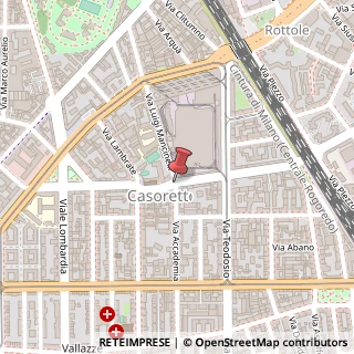 Mappa Via Accademia,  64, 20131 Milano, Milano (Lombardia)