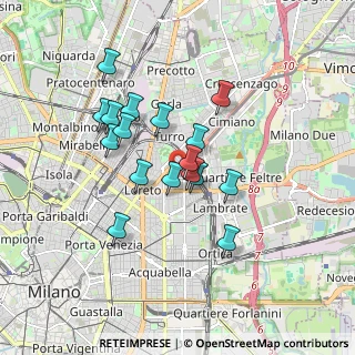 Mappa Via Luigi Mancinelli, 20131 Milano MI, Italia (1.42647)