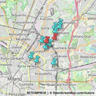 Mappa Via Luigi Mancinelli, 20131 Milano MI, Italia (1.20083)