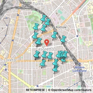 Mappa Via Luigi Mancinelli, 20131 Milano MI, Italia (0.405)