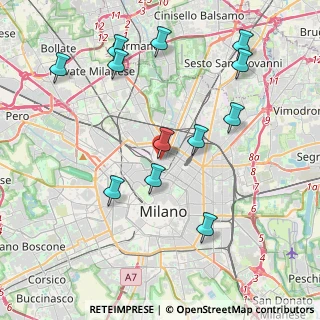 Mappa Via Antonio Pollaiuolo, 20159 Milano MI, Italia (4.33154)