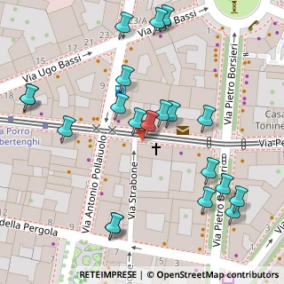 Mappa Via Antonio Pollaiuolo, 20159 Milano MI, Italia (0.0735)