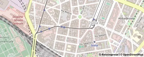 Mappa Milão