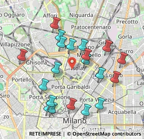 Mappa Via Antonio Pollaiuolo, 20159 Milano MI, Italia (1.9355)