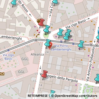 Mappa Via Ugo Bassi, 20159 Milano MI, Italia (0.0995)