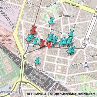 Mappa Via Ugo Bassi, 20159 Milano MI, Italia (0.1715)