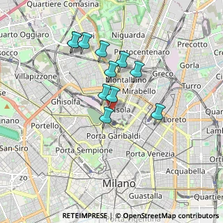 Mappa Via Ugo Bassi, 20159 Milano MI, Italia (1.53455)