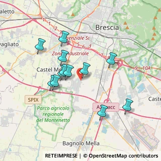 Mappa Via A. de Gasperi, 25020 Flero BS, Italia (3.2275)