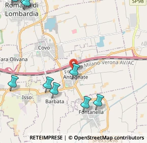 Mappa Via Paolo Borsellino, 24051 Antegnate BG, Italia (3.26083)