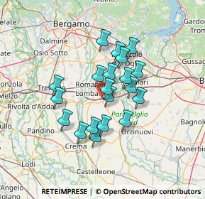 Mappa Via Paolo Borsellino, 24051 Antegnate BG, Italia (10.4675)