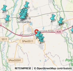 Mappa Via Paolo Borsellino, 24051 Antegnate BG, Italia (4.9725)