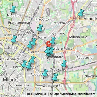 Mappa Via Pordenone, 20131 Milano MI, Italia (2.17625)