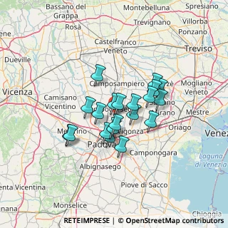 Mappa Via Card. C. Rezzonico, 35011 Case Bocio PD, Italia (9.6665)