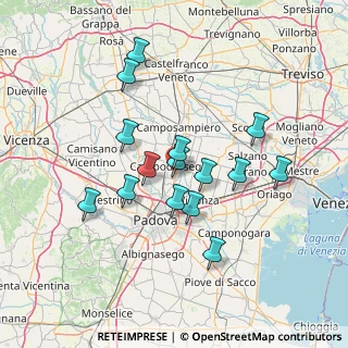 Mappa Via Card. C. Rezzonico, 35011 Case Bocio PD, Italia (12.486)