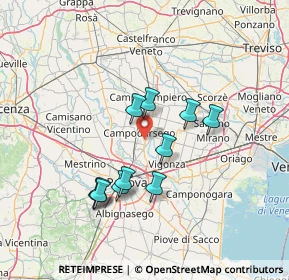 Mappa Via Card. C. Rezzonico, 35011 Case Bocio PD, Italia (12.26909)