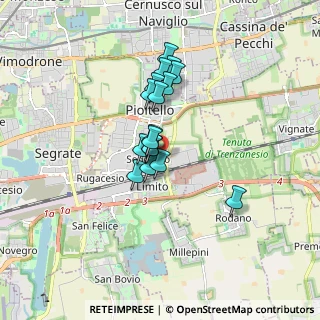 Mappa Via Monza, 20096 Pioltello MI, Italia (1.21588)