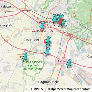 Mappa Via Paine, 25020 Flero BS, Italia (3.6225)