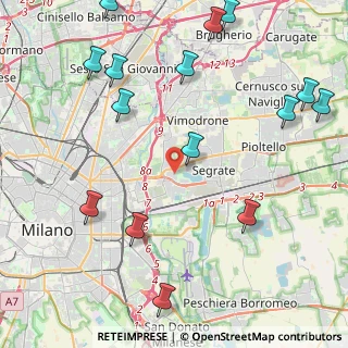 Mappa Via Lucania, 20090 Segrate MI, Italia (5.58533)