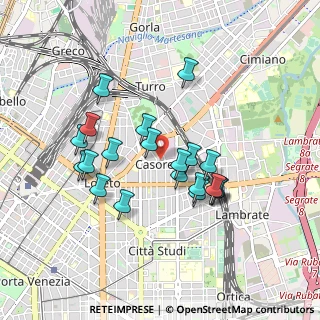 Mappa Via Casoretto, 20131 Milano MI, Italia (0.797)